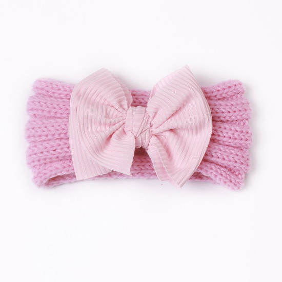 MOQ 2PCS Newborn Baby Creative Bowknot Wide-Brimmed Headband  Accessories Vendors   
