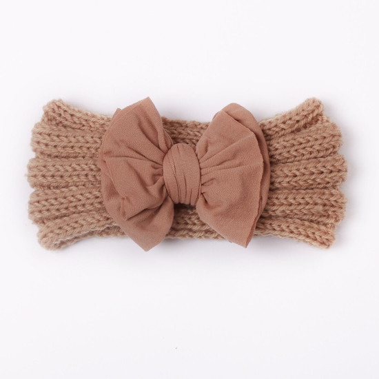 MOQ 2PCS Baby Nylon Bow Wide-Brimmed Headband Baby Accessories    