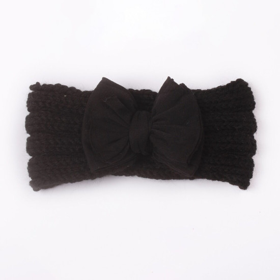 MOQ 2PCS Baby Nylon Bow Wide-Brimmed Headband Baby Accessories    