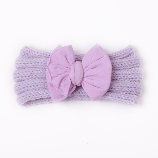 MOQ 2PCS Baby Nylon Bow Wide-Brimmed Headband Baby Accessories    