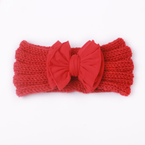 MOQ 2PCS Baby Nylon Bow Wide-Brimmed Headband Baby Accessories    