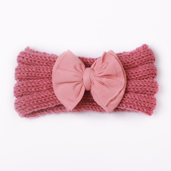 MOQ 2PCS Baby Nylon Bow Wide-Brimmed Headband Baby Accessories    