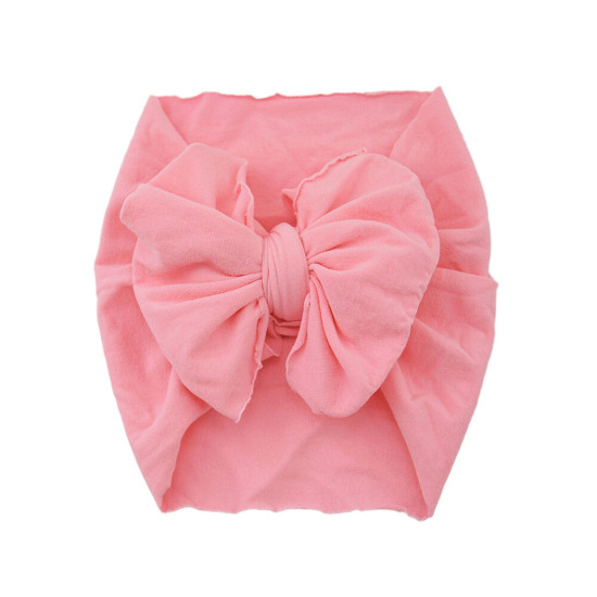 MOQ 3PCS Baby Solid Color Bow Cloth Headband  Accessories   