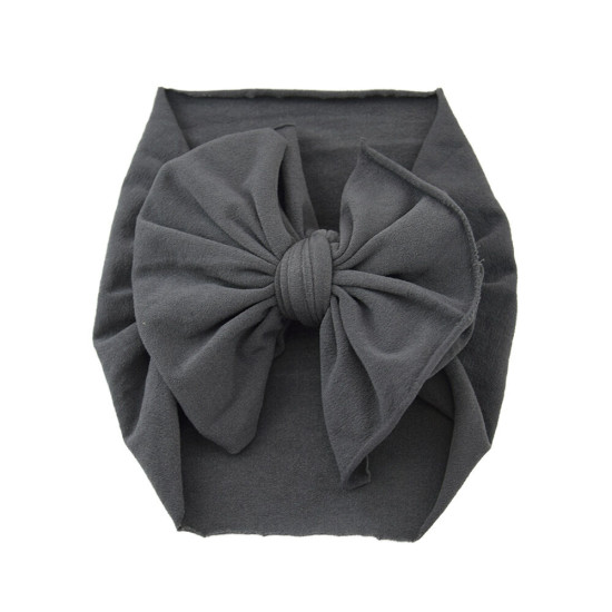 MOQ 3PCS Baby Solid Color Bow Cloth Headband  Accessories   