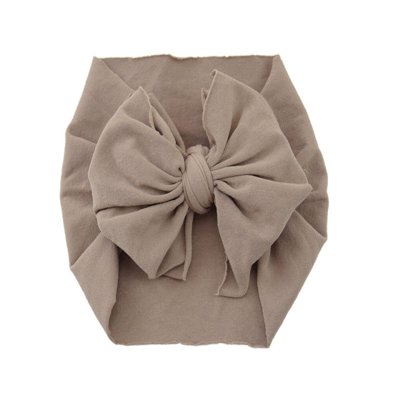 MOQ 3PCS Baby Solid Color Bow Cloth Headband  Accessories   