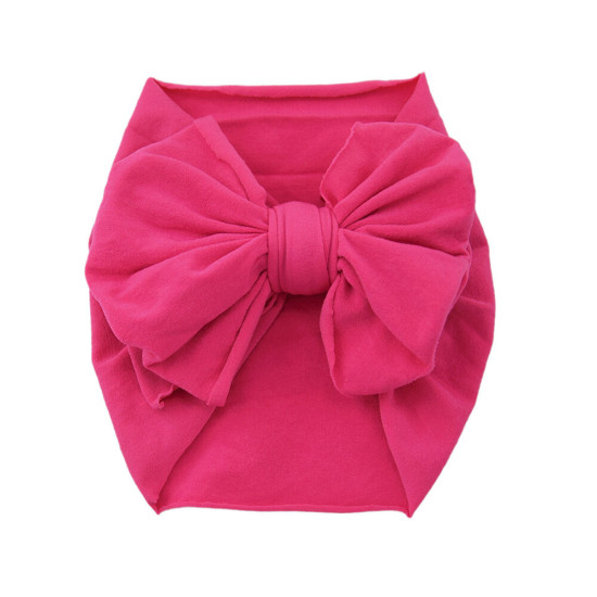 MOQ 3PCS Baby Solid Color Bow Cloth Headband  Accessories   