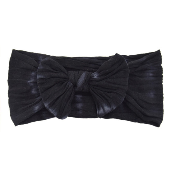 MOQ 2PCS Baby Tie Dye Nylon Bow Headband Baby Accessories    