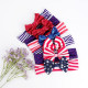 MOQ 2PCS Independence Day Striped Stars Bow Baby Headband   