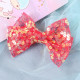 MOQ 5PCS Toddler Girls Bow Sequin Hair Clips   