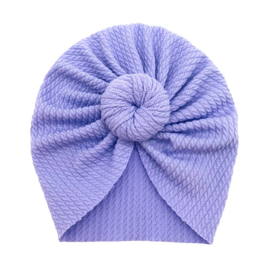 MOQ 2PCS Baby Solid Color Round Ball Baby Turban Hat KH3  
