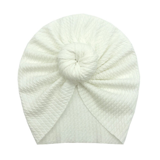 MOQ 2PCS Baby Solid Color Round Ball Baby Turban Hat KH3  