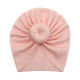 MOQ 2PCS Baby Solid Color Round Ball Baby Turban Hat KH3  