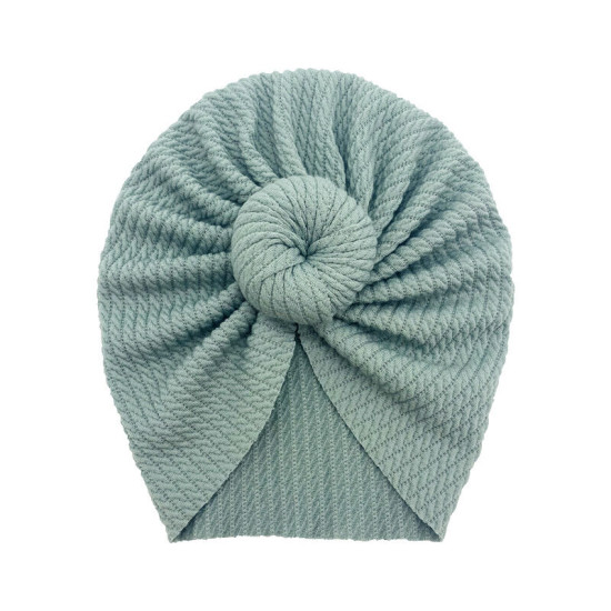 MOQ 2PCS Baby Solid Color Round Ball Baby Turban Hat KH3  