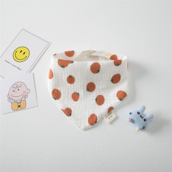 Newborn Cotton Gauze Triangle Towel Baby Bibs  Accessories   