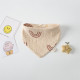 Newborn Cotton Gauze Triangle Towel Baby Bibs  Accessories   