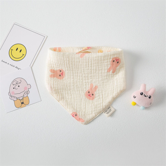 Newborn Cotton Gauze Triangle Towel Baby Bibs  Accessories   