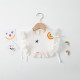 Newborn Rainbow Animal Print Lace Trim Bibs  Accessories Vendors   
