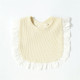 Newborn Cotton Waffle Ruffled Lace Bib Baby Accessories    