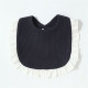 Newborn Cotton Waffle Ruffled Lace Bib Baby Accessories    