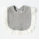 Newborn Cotton Waffle Ruffled Lace Bib Baby Accessories    
