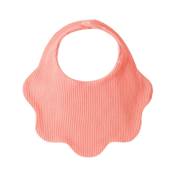 Newborn Baby Solid Color Cotton Waffle Petal Bibs  Accessories Vendors   