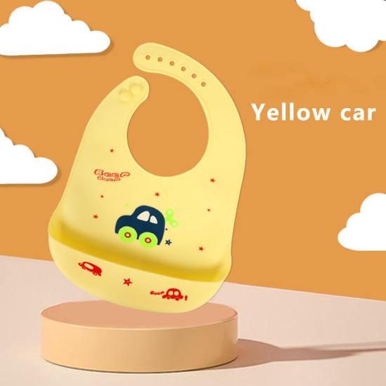 Baby Bibs Cartoon Waterproof Saliva Silicone  Baby Accessories Suppliers   