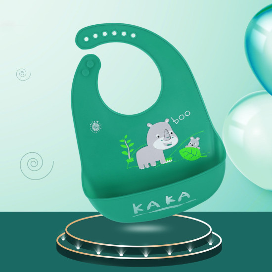 Baby Bibs Cartoon Waterproof Saliva Silicone  Baby Accessories Suppliers   