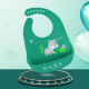 Baby Bibs Cartoon Waterproof Saliva Silicone  Baby Accessories Suppliers   