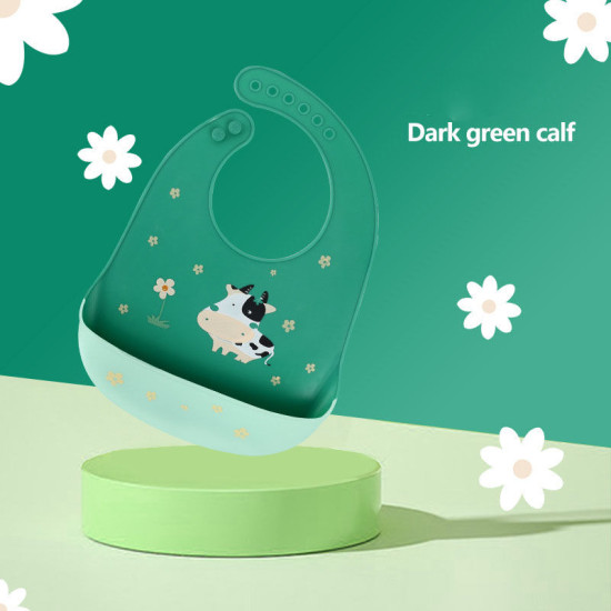 Baby Bibs Cartoon Waterproof Saliva Silicone  Baby Accessories Suppliers   