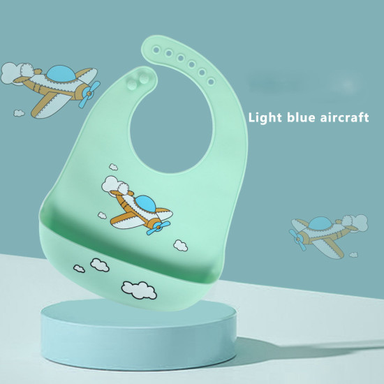 Baby Bibs Cartoon Waterproof Saliva Silicone  Baby Accessories Suppliers   