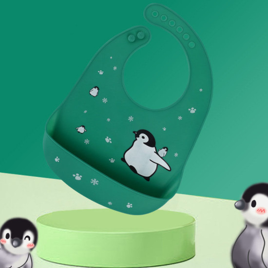Baby Bibs Cartoon Waterproof Saliva Silicone  Baby Accessories Suppliers   