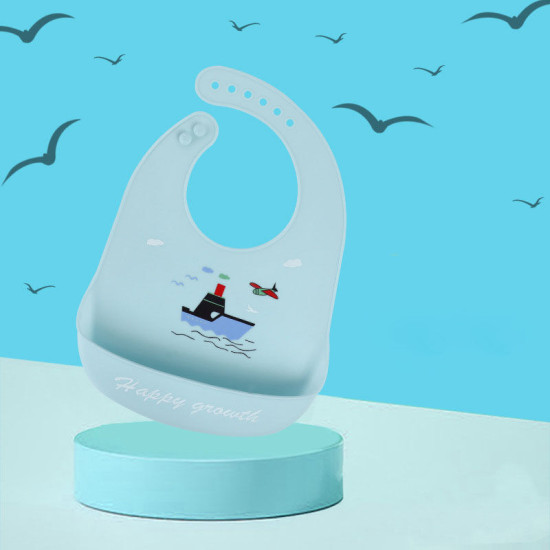 Baby Bibs Cartoon Waterproof Saliva Silicone  Baby Accessories Suppliers   