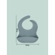 Solid Color Silicone Bibs For Baby  