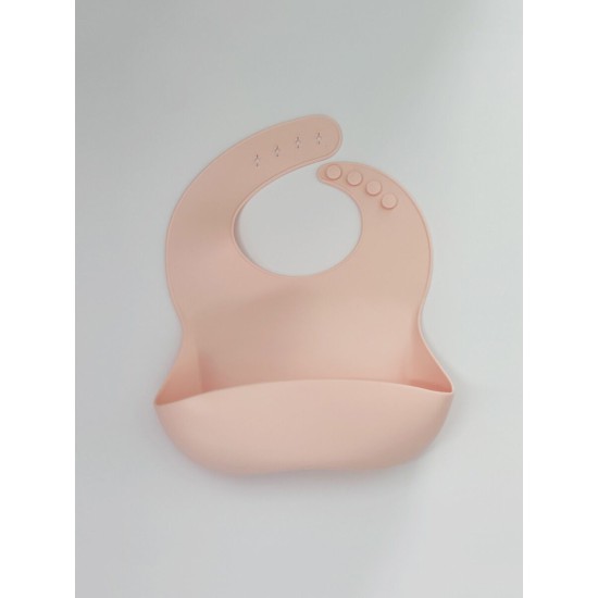 Solid Color Silicone Bibs For Baby  