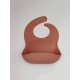 Solid Color Silicone Bibs For Baby  
