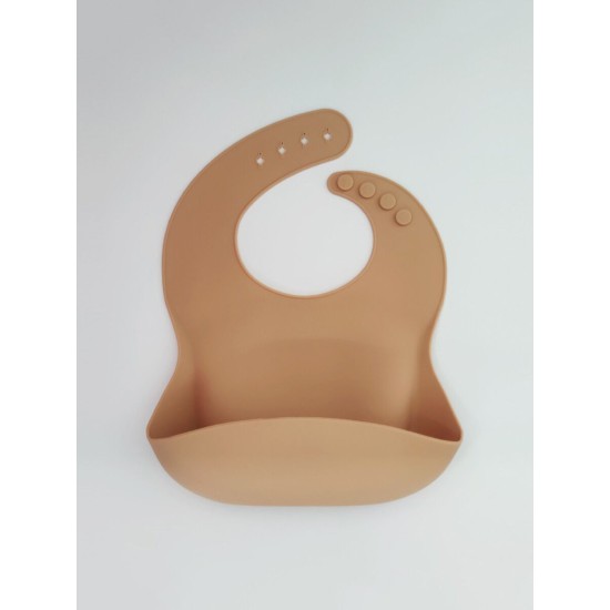 Solid Color Silicone Bibs For Baby  