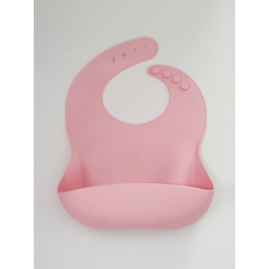 Solid Color Silicone Bibs For Baby  