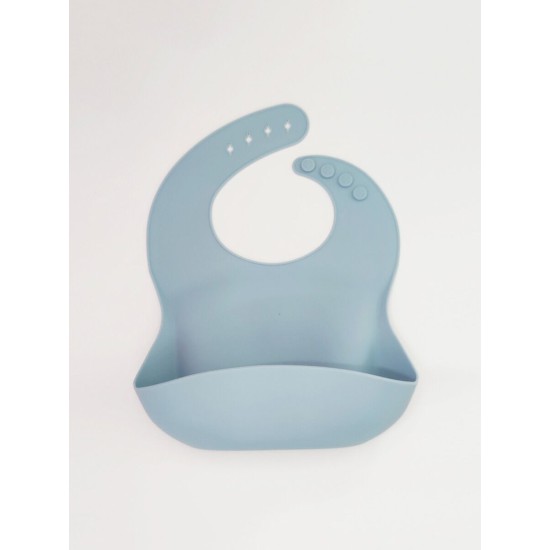 Solid Color Silicone Bibs For Baby  