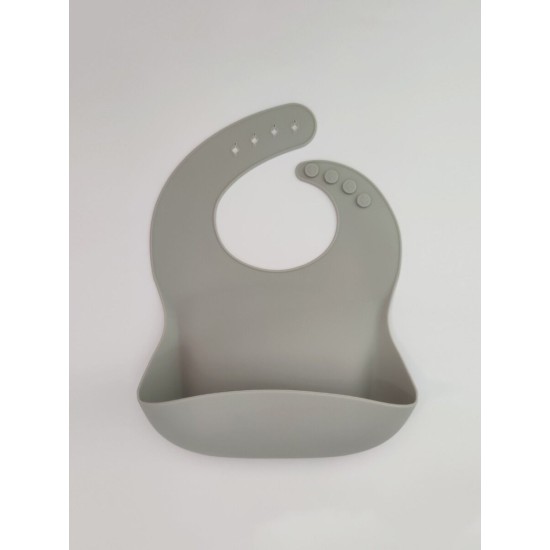 Solid Color Silicone Bibs For Baby  