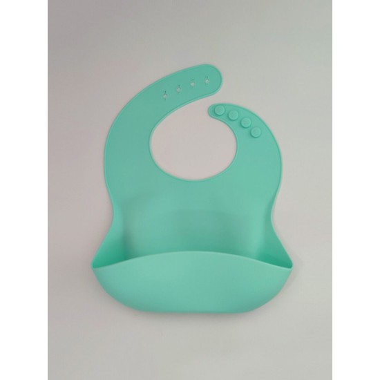Solid Color Silicone Bibs For Baby  