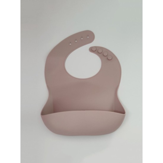 Solid Color Silicone Bibs For Baby  