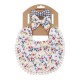 3 Pack Floral Printed Bib With Headband 210422886  