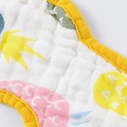 Baby Rainbow Fruit Animal Print Flower Shape Bibs  