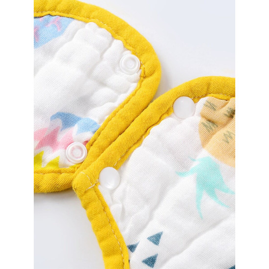 Baby Rainbow Fruit Animal Print Flower Shape Bibs  