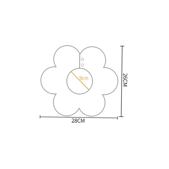 Baby Rainbow Fruit Animal Print Flower Shape Bibs  