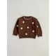 3-24M Baby Knitted Hand-Embroidered Floral Sweater Cardigan  Baby Clothes   