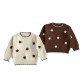 3-24M Baby Knitted Hand-Embroidered Floral Sweater Cardigan  Baby Clothes   