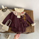 3-24M Baby Wheat Ear Embroidery Knitted Cardigan Or Bodysuit  Baby Clothing   