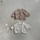3-24M Baby Waffle Casual Long Sleeve Rainbow Cardigan  Baby Clothes   
