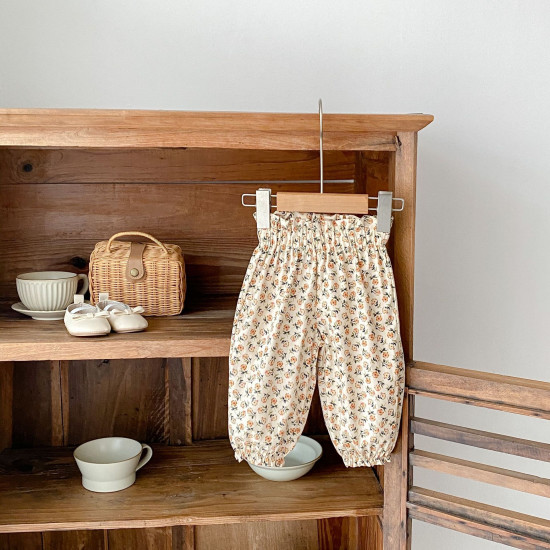3-24M Baby Girls Floral Trousers  Baby Boutique Clothing   